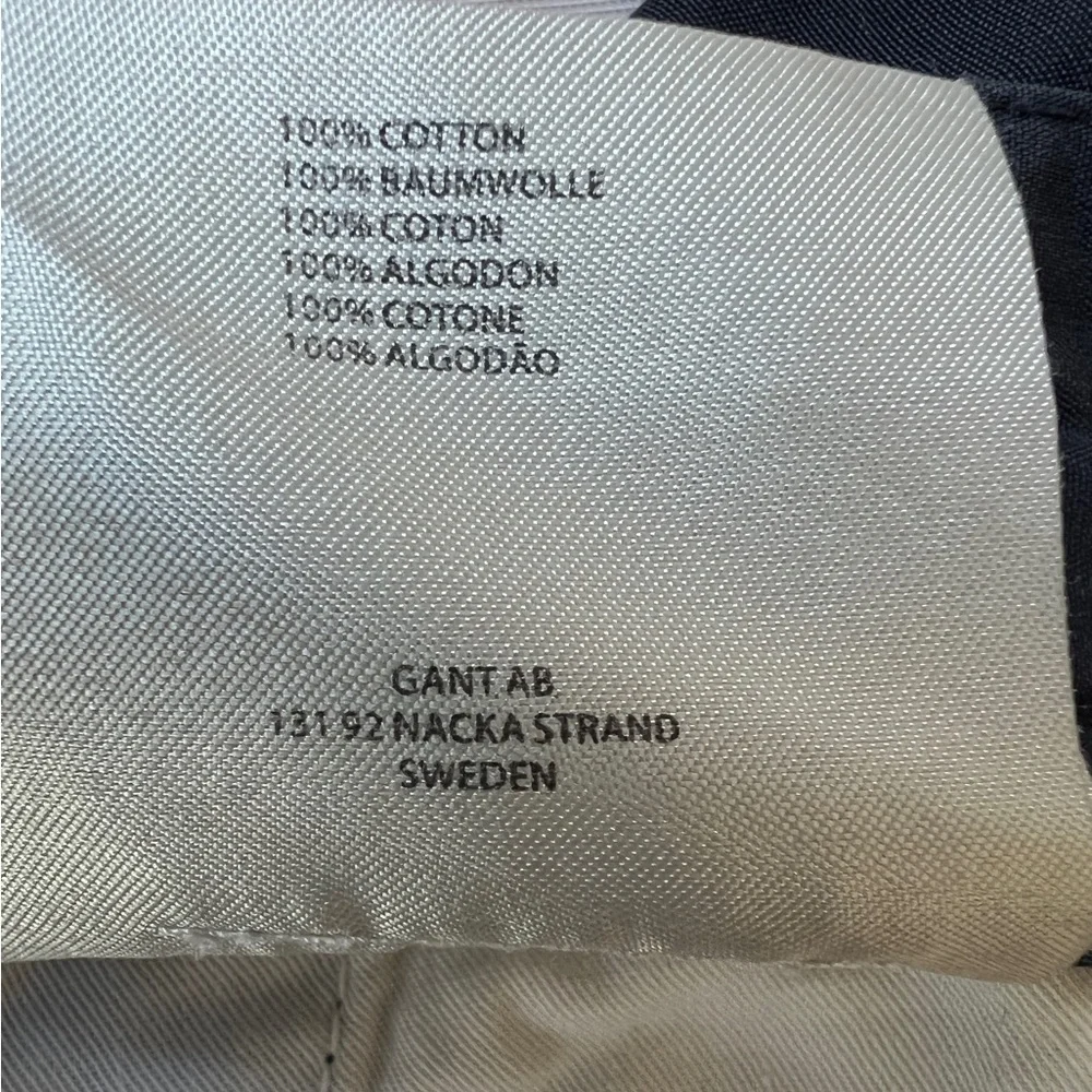 Gant freshly dry